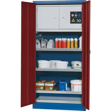 Environmental cabinet with fire-proof safety box
